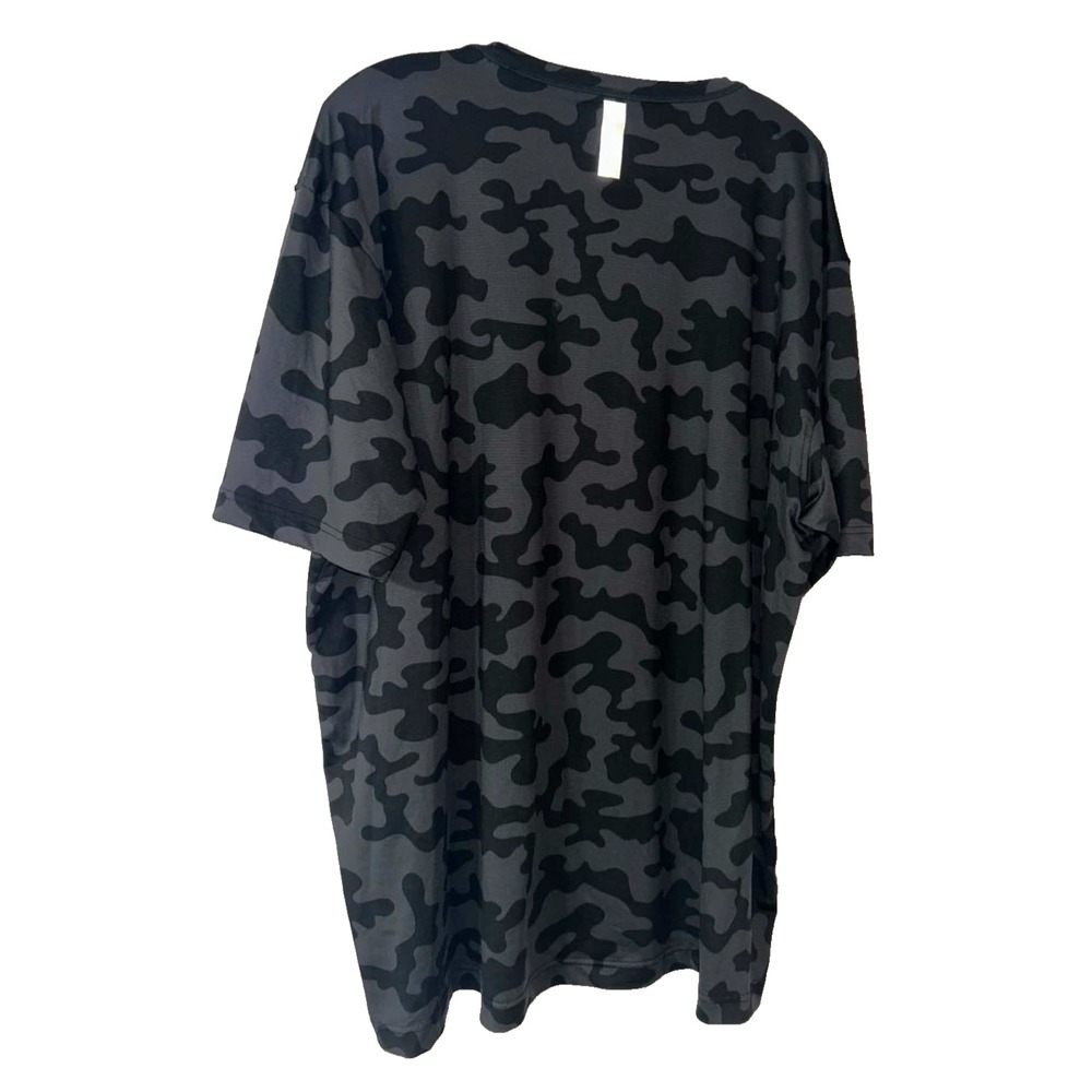 Rhoback Mens 3XL Nighthawk Camo Performance Tee Golf T-Shirt Gray Black NWT